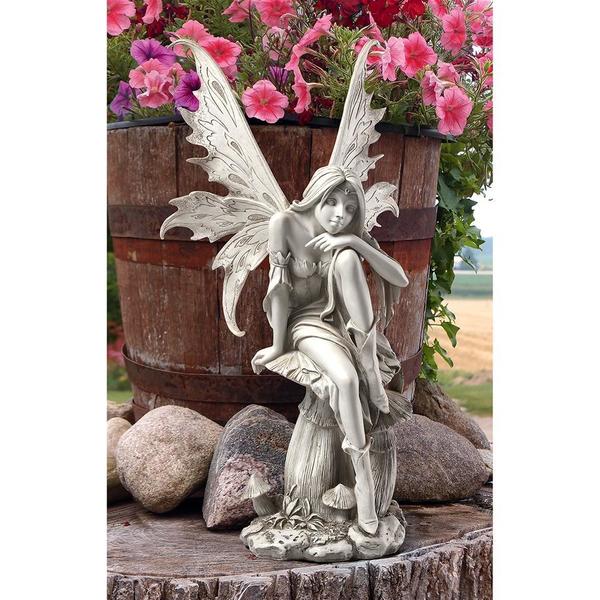 Design Toscano Fairy of Hopes and Dreams Garden Statue by artist Cecelia CL6860